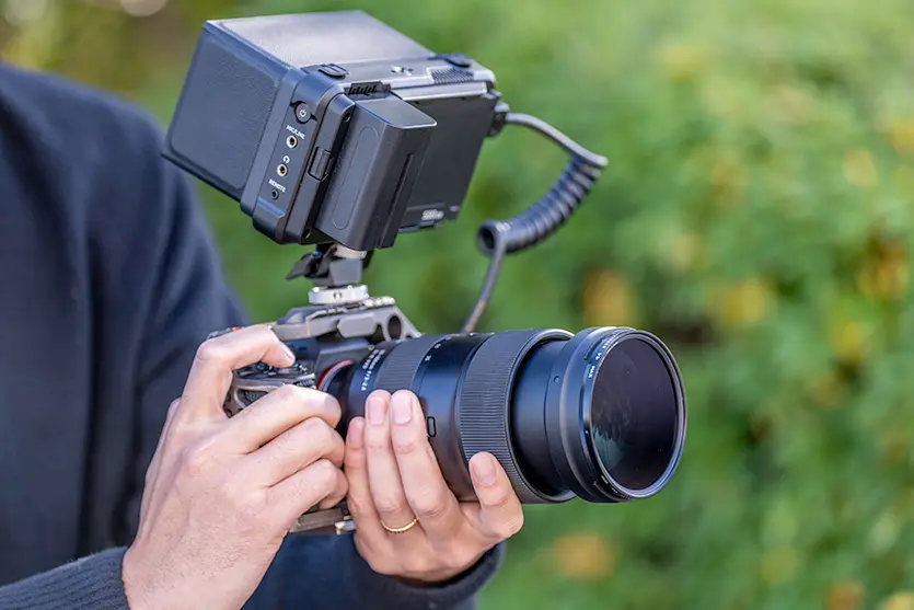 Shooting video with mirrorless camera