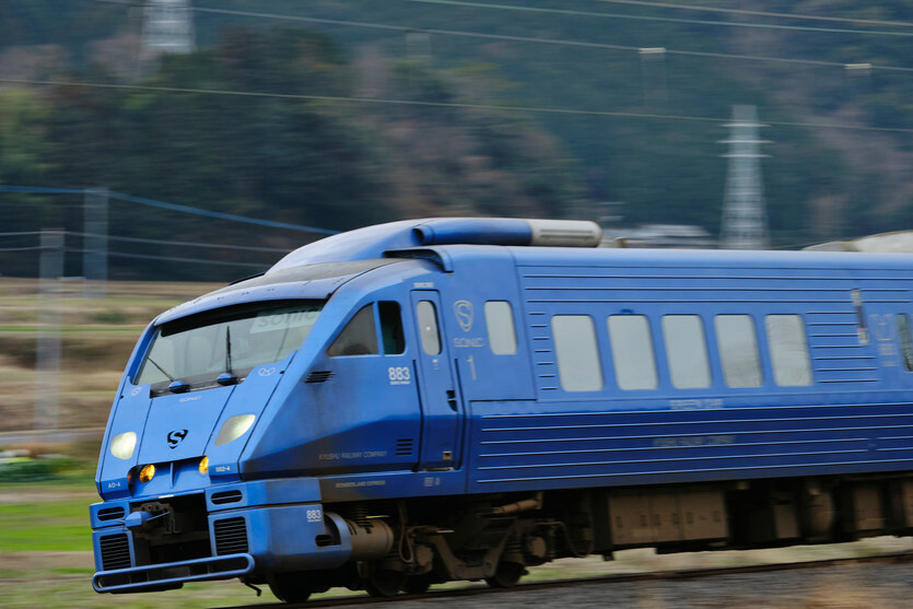 Train panning shot sample