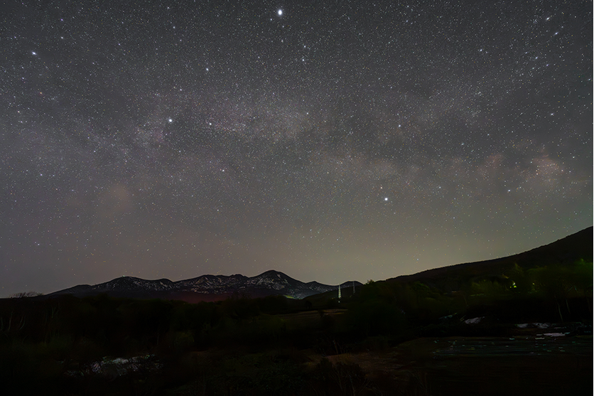 Astrophotography shutter speed sample