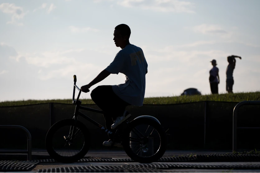 Silhouette photography with backlight