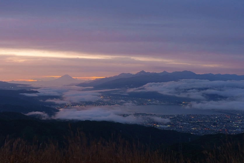 Beautiful light of sunrise