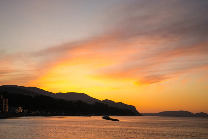 Landscape photography during magic hour
