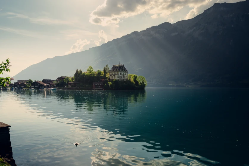 Landscape photography in backlight